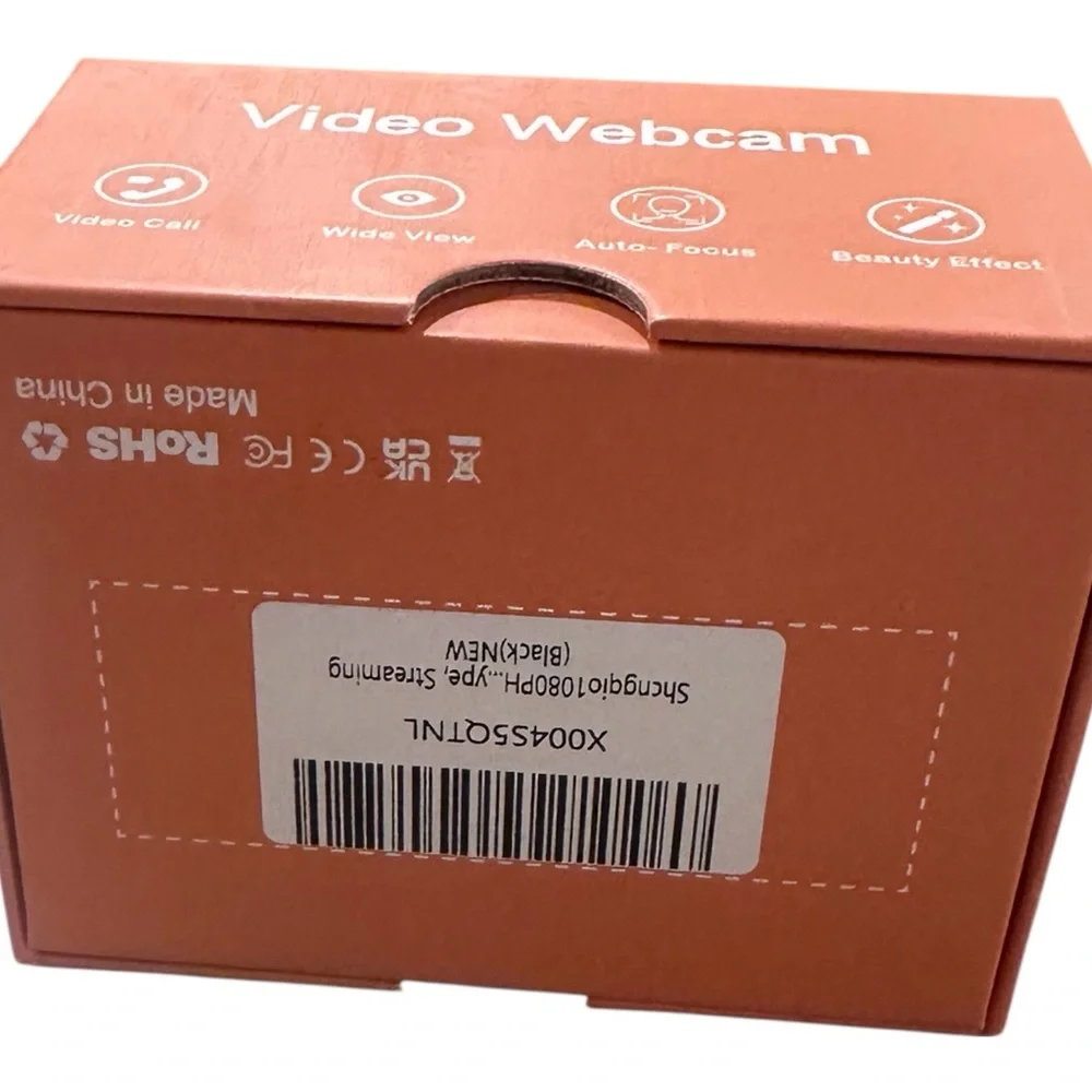 HD Video Webcam with Privacy Cover